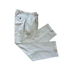 Brooks‎ Brothers Light Weight Thompson Advantage Chino Pants Size 35x32 Pleated